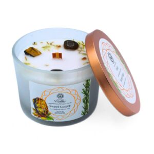 Vitaliteit zoete gember geurkaars (groot)