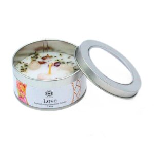 Love rose geurkaars (klein)