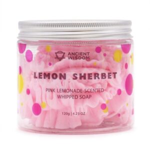 Roze limonade slagroomzeep