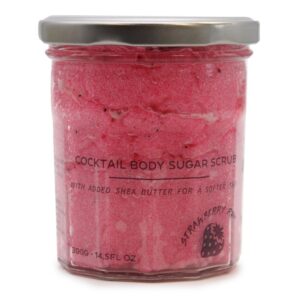 Aardbeien rum body scrub