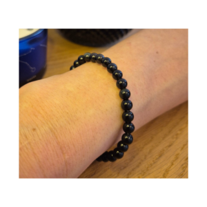 Obsidian armband 6mm