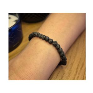 Lava steen armband 6mm