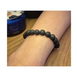 Lava steen armband 8mm