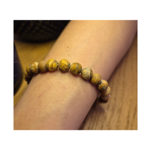 Matte jasper armband 8mm
